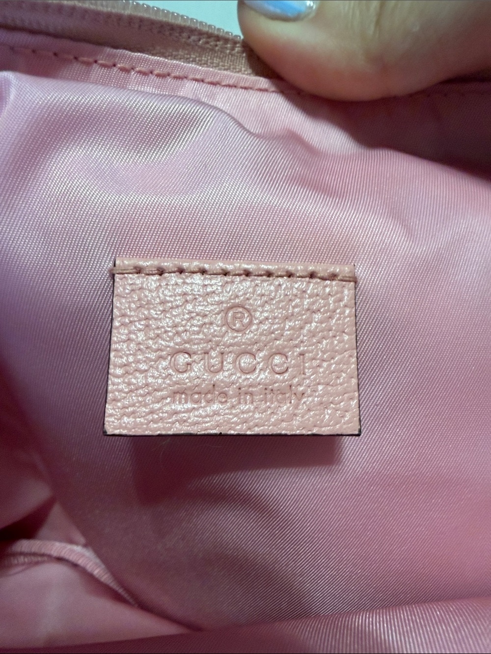 Gucci x The North Face Pink Multicolor Logo Print Crossbody Belt Bag - Picture 3 of 8